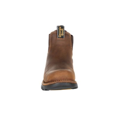 Image showing 3 th Georgia Boot Men's Chelsea 4 in. Brown