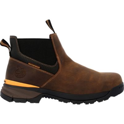 Image showing 6 th Georgia Boot Men's Chelsea 5 in. Brown, GB00599