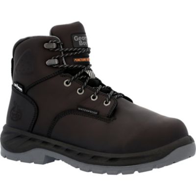 Georgia Boot Men's Puncture Resistant 6 in. Black, 8 W,Black at Tractor ...