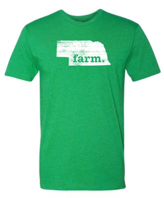 Home State Apparel Unisex Nebraska State Silhouette Farm T-Shirt