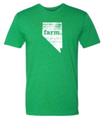 Home State Apparel Unisex Nevada State Silhouette Farm T-Shirt
