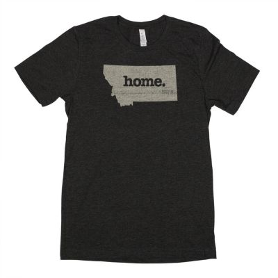 Home State Apparel Unisex Montana State Silhouette Home T-Shirt
