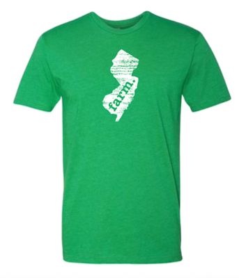 Home State Apparel Unisex New Jersey State Silhouette Farm T-Shirt