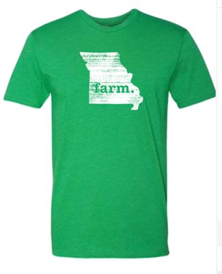 Home State Apparel Unisex Missouri State Silhouette Farm T-Shirt