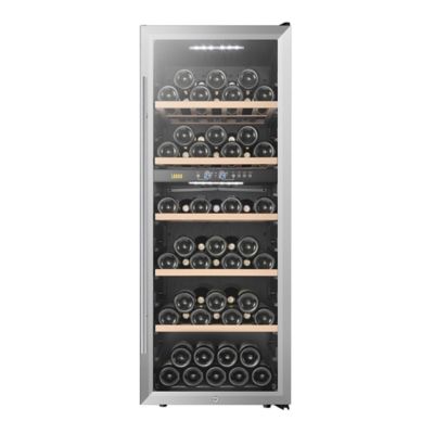 Lanbo Dual Zone Freestanding Wine Cooler, 64 Bottle Capacity