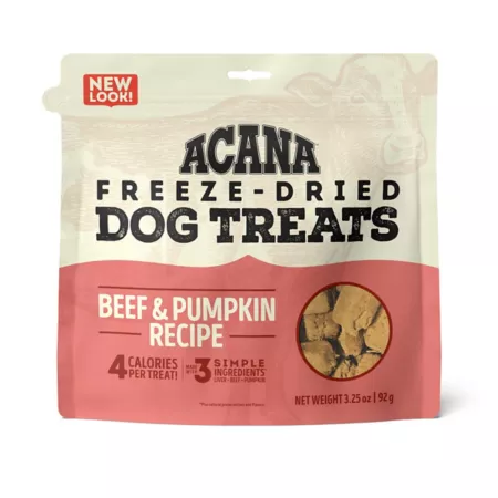 ACANA Beef and Pumpkin Freeze Dried Formula 3.25 oz. Dog Freeze-Dried Treats