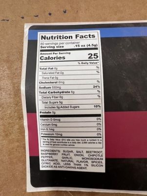 Image showing  12 oz. Raspberry Chipolte Rub