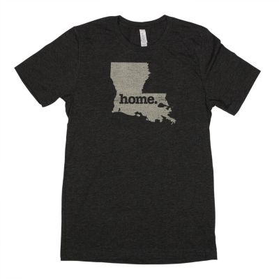 Home State Apparel Unisex Louisiana State Silhouette Home T-Shirt