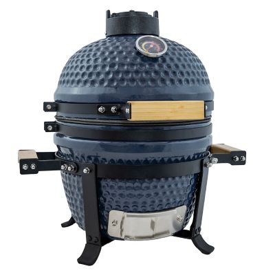 Sunnydaze Decor Ceramic Tabletop Kamado Egg Grill and Smoker with Stand, APX-4071