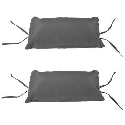 Image showing  Andrei Double Egg Chair Replacement Cushion Set Dark Gray