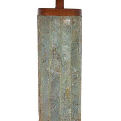 Image showing  Cylinder Slate Indoor Table Lamp - 31 in. H