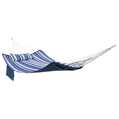 Sunnydaze Decor Metal Spreader Bar Hammock with Pillow, LY-943