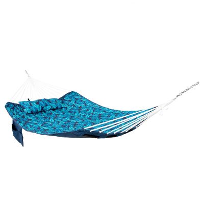 Sunnydaze Decor Metal Spreader Bar Hammock with Pillow, LY-950