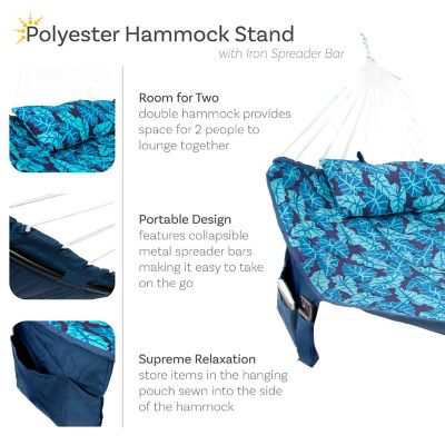 Image showing  Metal Spreader Bar Hammock with Pillow, LY-950