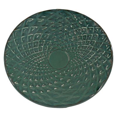Image showing 7 th Sunnydaze Decor Rennes Turquoise Ceramic Bird Bath 22.5 in. H