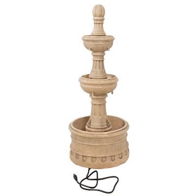 Image showing  Cyprus 3-Tier Polyresin Outdoor Fountain, WNC-131