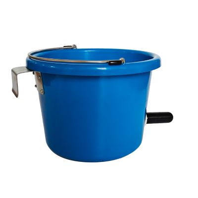 Image showing  8 qt. Plastic Calf-Mate Calf Nursing Bucket, Blue