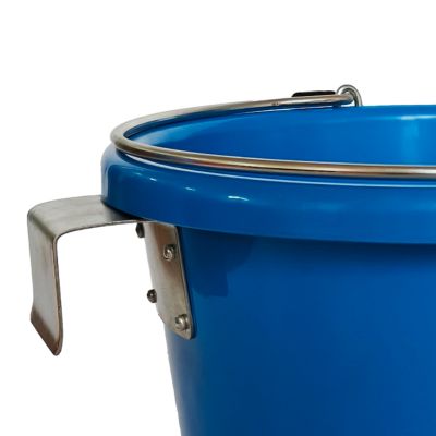 Image showing  8 qt. Plastic Calf-Mate Calf Nursing Bucket, Blue