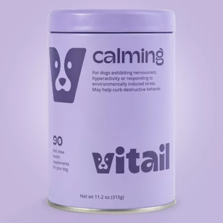 Vitalil Calming Dog Supplement 90 ct Dog Anxiety Supplements