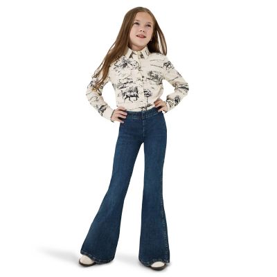 Wrangler x Lainey Wilson Girl's Pull On Bell Bottoms