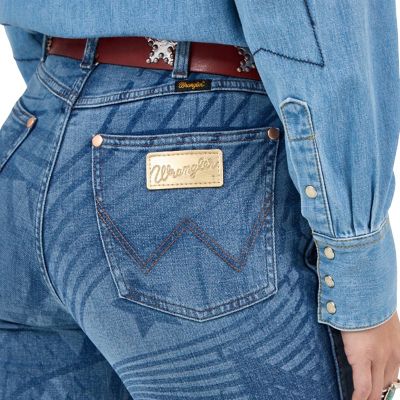 Image showing 5 th Wrangler x Lainey Wilson Rock Star Bell Bottoms