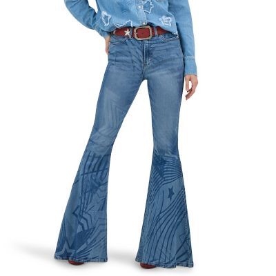 Image showing  x Lainey Wilson Rock Star Bell Bottoms
