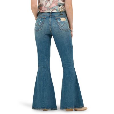 Image showing 2 th Wrangler x Lainey Wilson Bejeweled Bell Bottoms