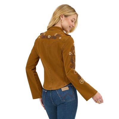 Image showing  x Lainey Wilson Embroidered Utility Jacket