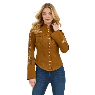 Image showing  x Lainey Wilson Embroidered Utility Jacket