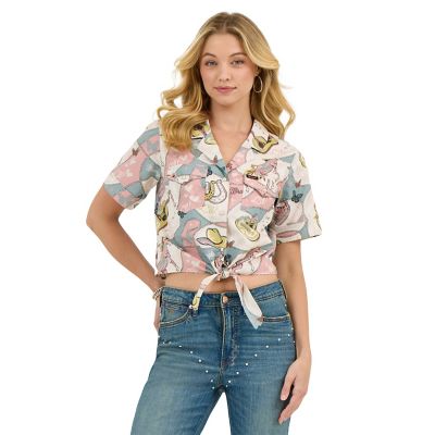 Wrangler x Lainey Wilson Tie Front Shirt