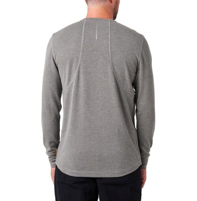 Image showing  Long Sleever Performance Textured Knit Pocket T-Shirt