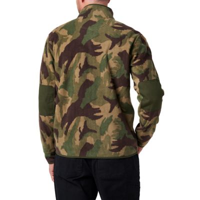 Image showing  Full Zip Camo Polar Fleece Jacket