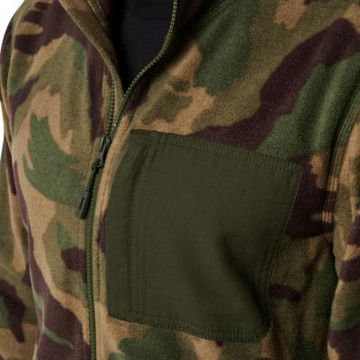 Image showing 3 th Lucky Brand Workwear Full Zip Camo Polar Fleece Jacket