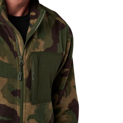Image showing  Full Zip Camo Polar Fleece Jacket