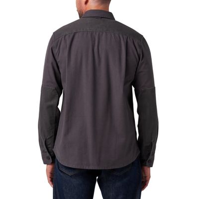 Image showing 1 th Lucky Brand Workwear Long Sleeve Solid Slub Canvas Shirt