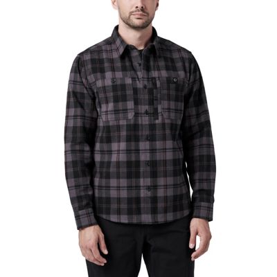 Lucky Brand Workwear Long Sleeve Harvest Yarn Dyed Plaid Flannel Shirt