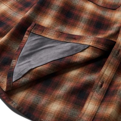 Image showing  Long Sleeve River Yarn Dyed Plaid Flannel Shirt