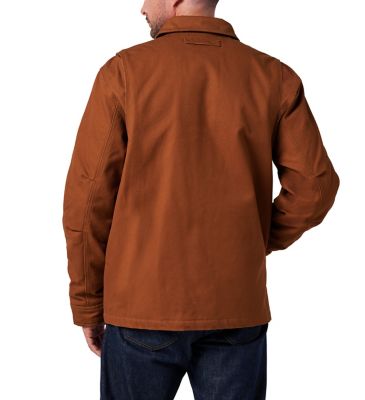Image showing  Full Zip Canvas Chore Jacket with Quilted Lining