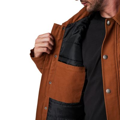 Image showing 5 th Lucky Brand Workwear Full Zip Canvas Chore Jacket with Quilted Lining