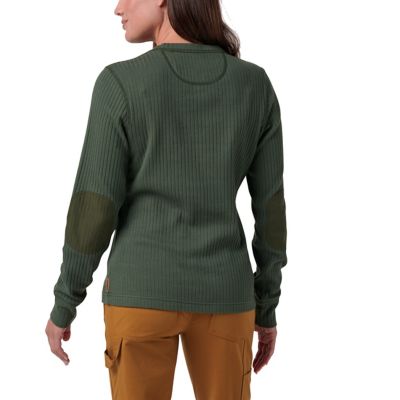 Image showing  Women's UPF 50 Ribbed Henley Long-Sleeve T-Shirt