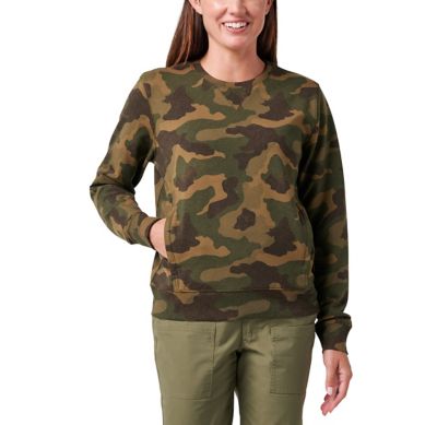 Image showing  Long Sleeve French Terry Camo Crewneck