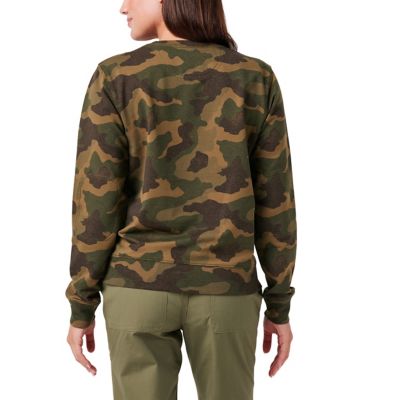 Image showing  Long Sleeve French Terry Camo Crewneck