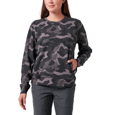 Image showing  Long Sleeve French Terry Camo Crewneck