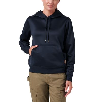 Image showing  Long Sleeve Fleece Hoodie with Contrast Hood Lining