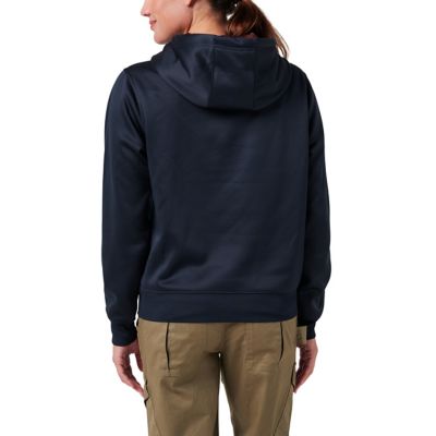 Image showing  Long Sleeve Fleece Hoodie with Contrast Hood Lining