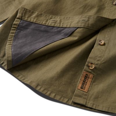 Image showing  Long Sleeve Solid Stretch Twill Workshirt