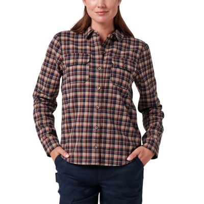 Image showing 0 th Lucky Brand Workwear Long Sleeve Graceland Yarn Dyed Plaid Flannel Shirt