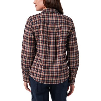 Image showing 1 th Lucky Brand Workwear Long Sleeve Graceland Yarn Dyed Plaid Flannel Shirt