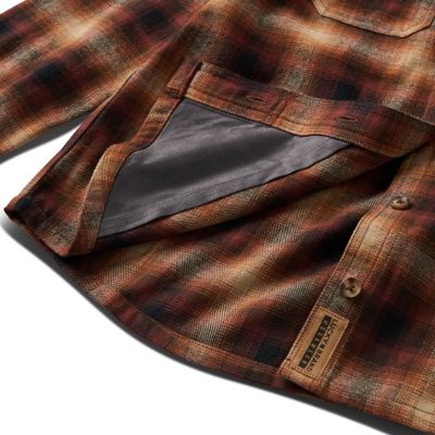 Image showing  Long Sleeve Womens River Yarn Dyed Plaid Flannel Shirt