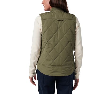 Image showing 1 th Lucky Brand Workwear Tactical Canvas Quilted Vest with Plaid Flannel Lining